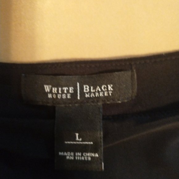 White House Black Market Black Dress With White Sequin Detailing. - Picture 9 of 13